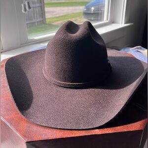 Brown Stetson American Buffalo Collection Apache Hat Size 7 (56 cm)